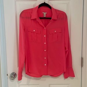 J-Crew 100% silk blouse